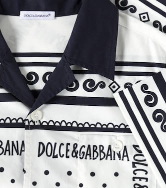 Hemd aus Baumwollpopeline | Dolce&Gabbana Kids