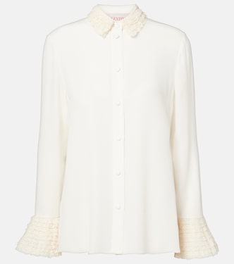 Silk georgette blouse | Valentino