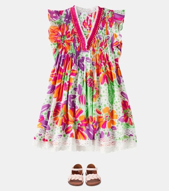 Abito Sasha con stampa floreale | Poupette St Barth Kids