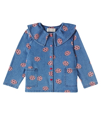 Bedruckte Bluse Magot aus Denim | Konges Sløjd