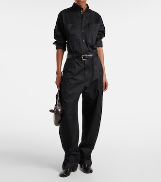 Pantaloni barrel in raso di cotone | Lemaire