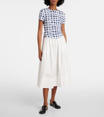 Jupe midi White Label Austin en coton | Proenza Schouler