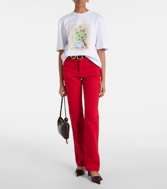 Camiseta Marino de algodón estampada | Jacquemus