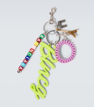 Logo embellished keychain | Balenciaga