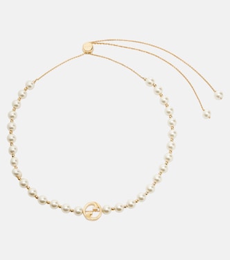 Interlocking G pearl necklace | Gucci