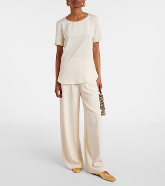 Aris silk-blend T-shirt | Max Mara