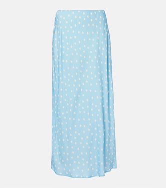 Ardith polka-dot midi skirt | Rixo