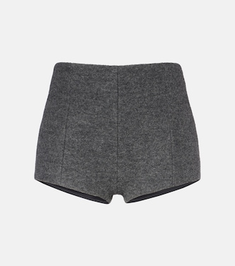 Vail virgin wool shorts | The Frankie Shop