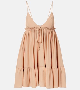 Silk crêpe minidress | Chloé