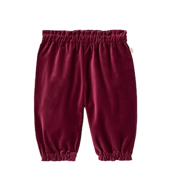 Baby Polly cotton velvet pants | Wheat