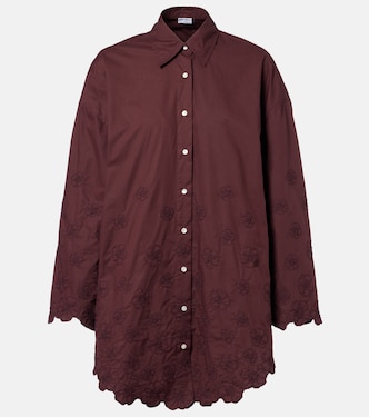 Embroidered cotton shirt | Juliet Dunn