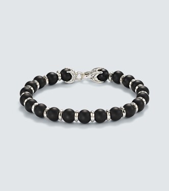 Spiritual Beads sterling silver bracelet with black onyx  | David Yurman