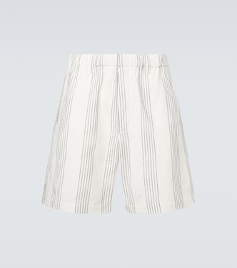 Bermudas Kantha de algodón a rayas | Commas