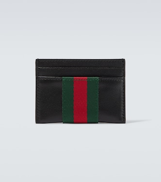 Kartenetui Web Trademark aus Leder | Gucci