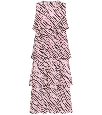 Vestido midi Aija con print de tigre | Baum und Pferdgarten
