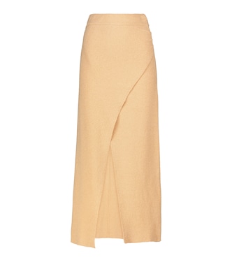 Falda midi wrap Ainsley de algodón | Nanushka