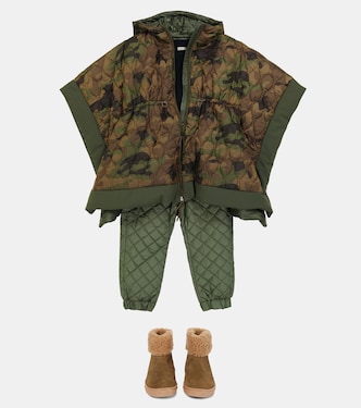 Capa con capucha de camuflaje | Il Gufo