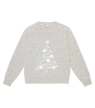 Embroidered wool sweater | Il Gufo