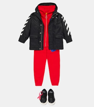 Cappotto in nylon con logo | Off-White Kids