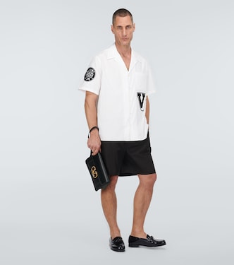 Shorts en sarga de algodón | Valentino