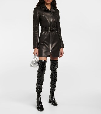 Wythe over-the-knee patent leather boots | Khaite