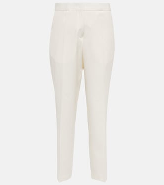 Tailored straight wool pants | Jil Sander