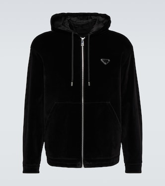 Kapuzenjacke aus Samt | Prada