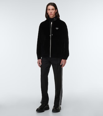 Kapuzenjacke aus Samt | Prada