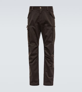 Pantaloni cargo in cotone tinto in capo | Dolce&Gabbana