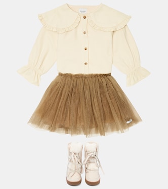 Jupe Fay en tulle métallisé | Donsje