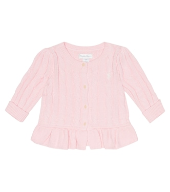 Baby - Cardigan in cotone a trecce | Polo Ralph Lauren Kids