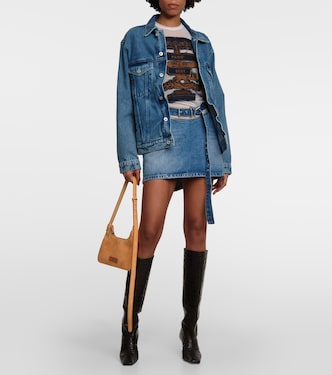 Minifalda en denim con aberturas | Y/Project