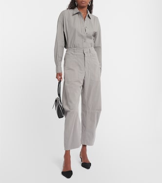 Shon high-rise twill pants | Nili Lotan