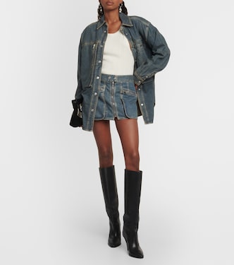 Mini-jupe Fatsia en jean | Isabel Marant