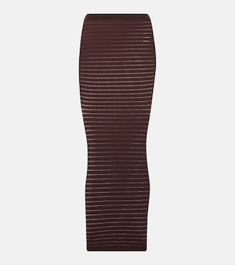 Striped maxi skirt | Alaïa