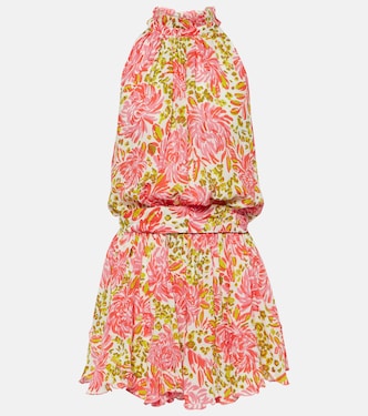 Biance floral minidress | Poupette St Barth