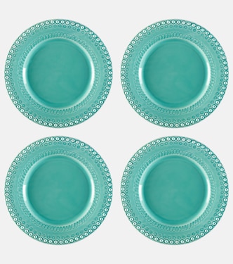 Fantasia set of 4 dinner plates | Bordallo Pinheiro