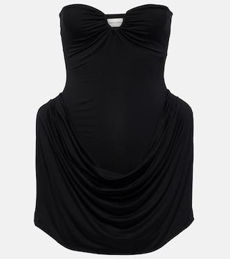 Gathered corset jersey minidress | Magda Butrym