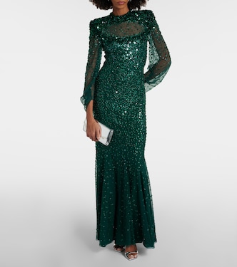 Verzierte Robe aus Tüll | Jenny Packham
