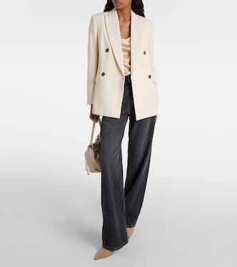 Blazer en coton et laine mélangés | Brunello Cucinelli