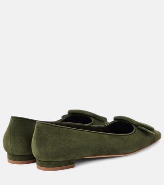 Ballerine Maysaleflat in suede | Manolo Blahnik