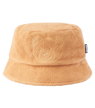 Sombrero de pescador de felpa con bordado | Moschino Kids