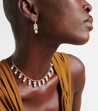 Boucles d'oreilles en or 18 ct, opales et diamants | Kamyen