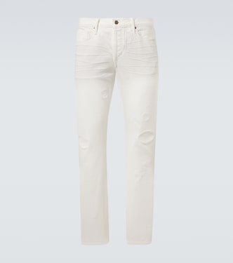 Distressed Slim Jeans | Tom Ford