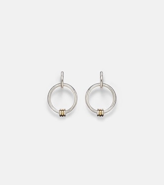 Sirius Versa sterling silver and 18kt gold hoop earrings | Spinelli Kilcollin