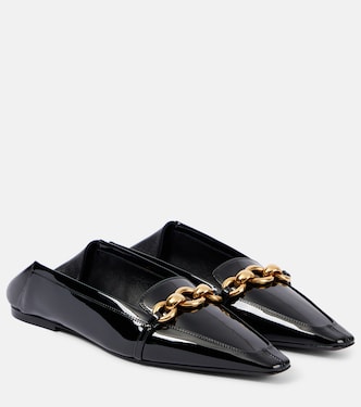 Le Maillon convertible patent leather mules | Saint Laurent