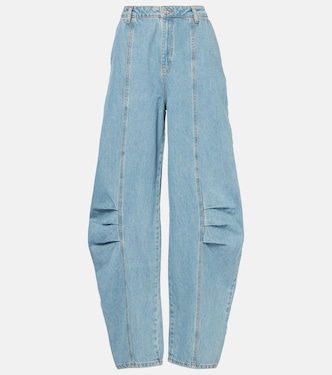 High-rise barrel-leg jeans | Rotate