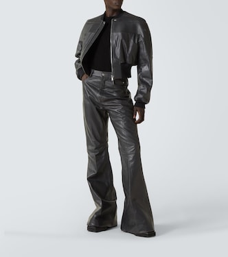 Schlaghose Bolan aus Leder | Rick Owens
