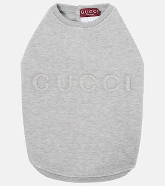 Logo embossed dog sweatshirt | Gucci