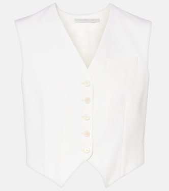 Cropped wool vest | Stella McCartney